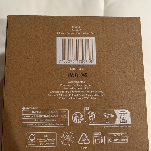 NIB Barista Collection Cappuccino Cup by Nespresso - Picture 6 of 6